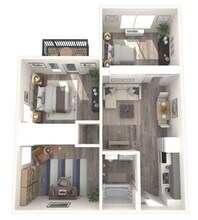 3 Bedroom 347 floor plan